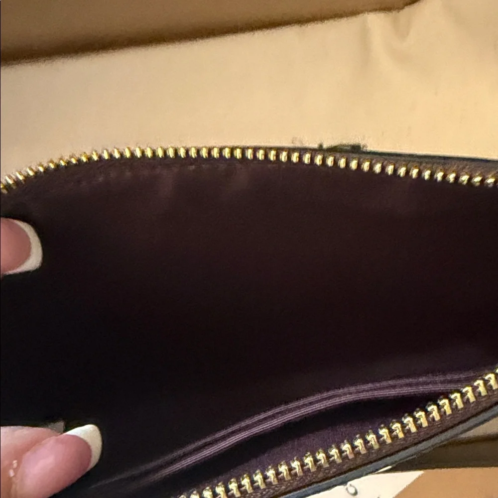 Coach Dark Brown Leather Men's Wallet